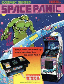 space panic arcade flyer