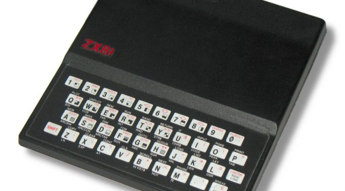 Sinclair ZX81 old school computing