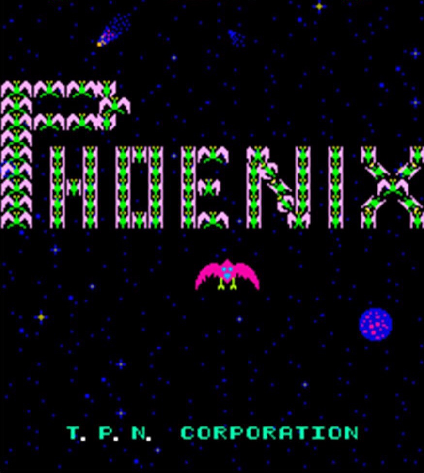 Phoenix Arcade Title Screen