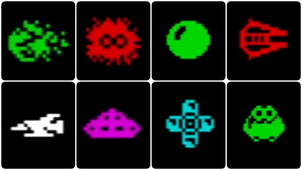 JetPac Alien Types