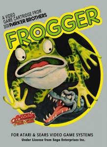 Atari 2600 Frogger Box Art