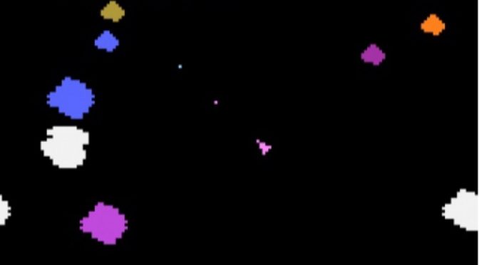 Asteroids on the Atari 2600