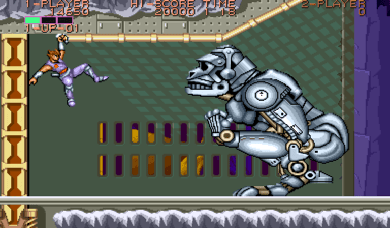 Strider vs Robot Gorilla Megadrive