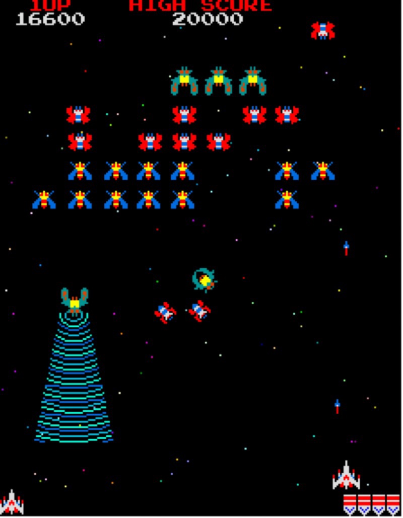 Galaga Arcade Screenshot