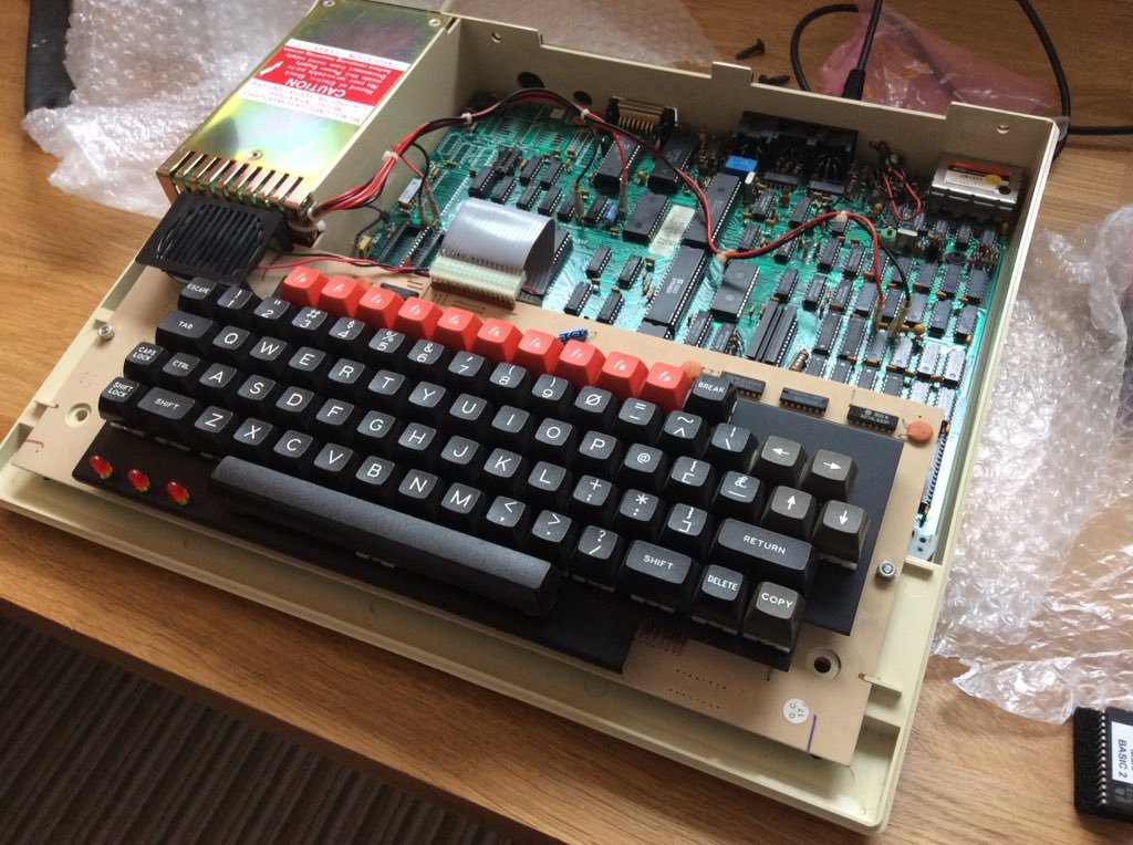 BBC Micro Case Internals PCB