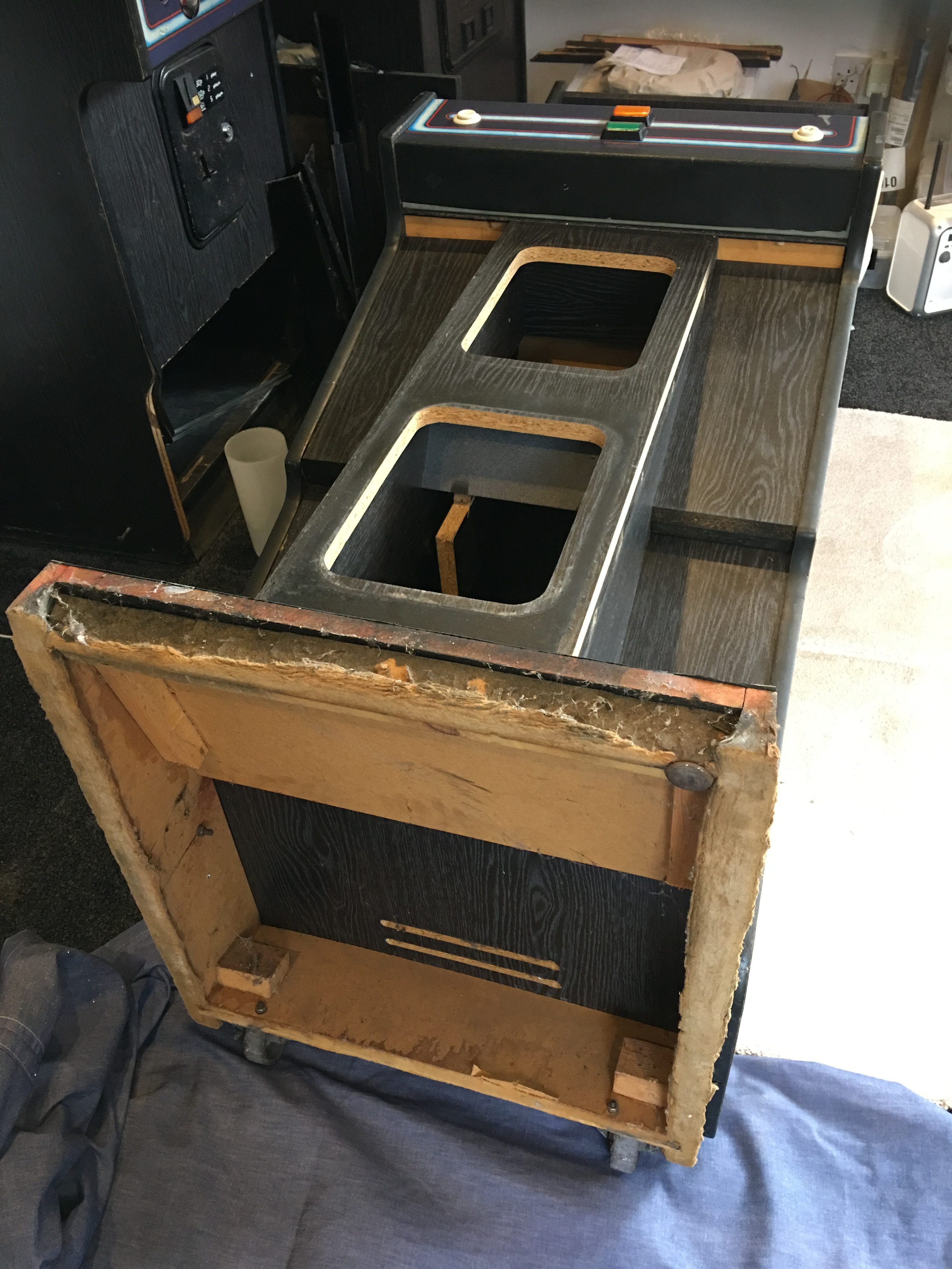 BAS Cabinet with damaged wood base