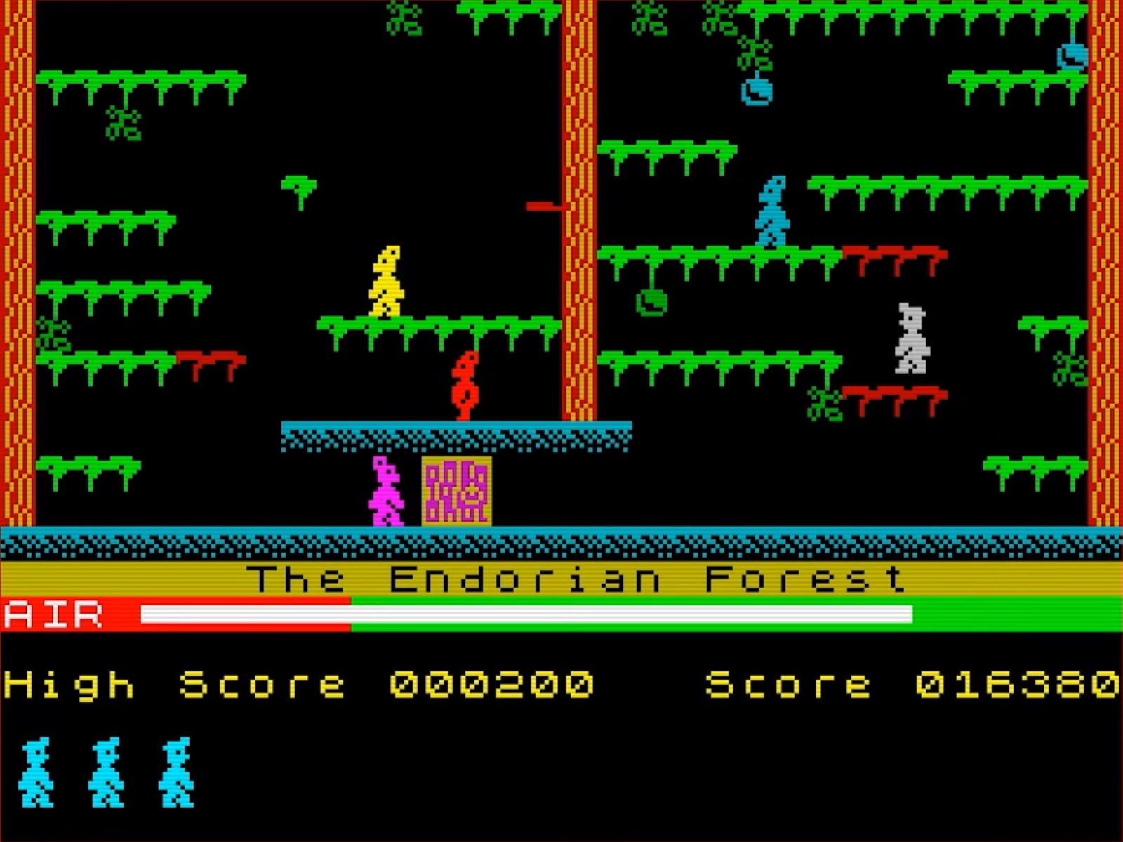 Manic Miner — The Endorian Forest on the ZX Spectrum