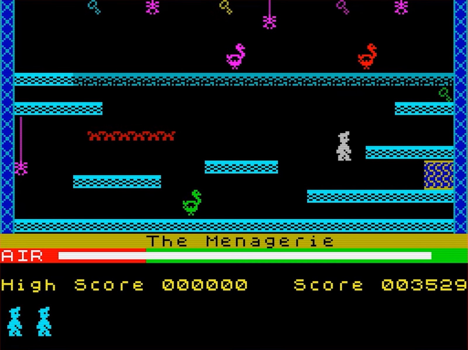 Manic Miner — The Menagerie on the ZX Spectrum